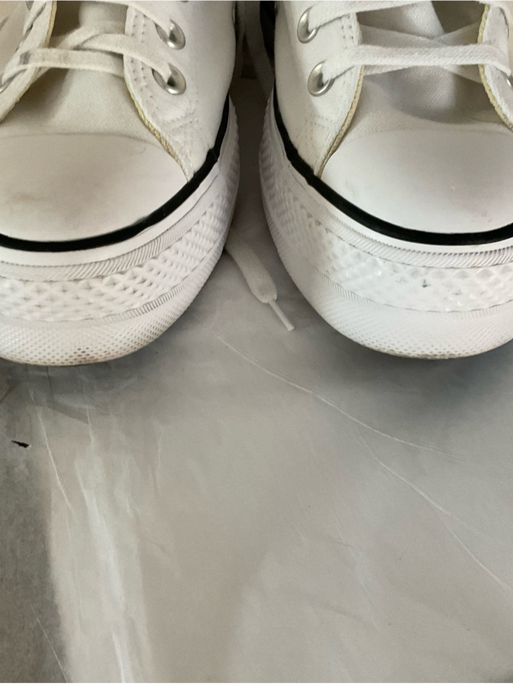 Converse Chuck Taylor All Star Platform White size 9 - Picture 9 of 16